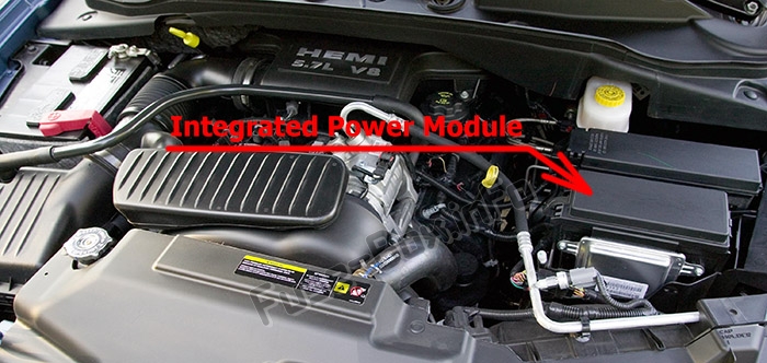 Sigortaların motor bölmesindeki yeri: Chrysler Aspen (2004-2009)