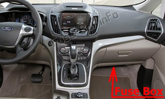 Sigortaların yolcu bölmesindeki yeri: Ford C-MAX Hybrid / Energi (2012-2018)