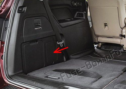 Sigortaların bagajdaki yeri: Honda Odyssey (2018, 2019 -...)