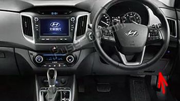 Sigortaların yolcu bölmesindeki yeri (RHD): Hyundai Creta / ix25 (2015-2019)