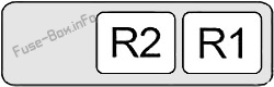 Röle Kutusu # 2: Infiniti FX35 / FX45 (2003, 2004, 2005, 2006, 2007, 2008)