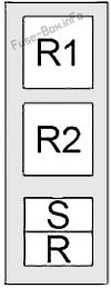 Röle kutusu # 2: Infiniti M56 (2010, 2011, 2012)