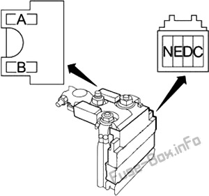 Sigorta bağlantı bloğu: Infiniti QX56 / QX80 (2010, 2011, 2012, 2013, 2014, 2015, 2016, 2017)