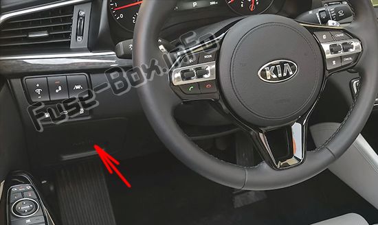 Sigortaların yolcu bölmesindeki yeri: KIA Cadenza / K7 (2017, 2018, 2019 -...)