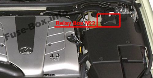 Motor Bölmesi Röle Kutusu # 2: Lexus LS 430 (2000-2006)