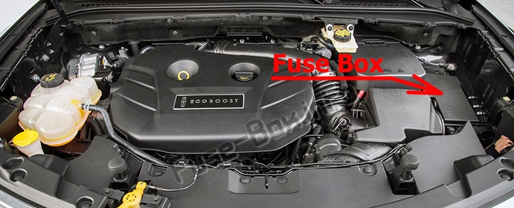 Sigortaların motor bölmesindeki yeri: Lincoln MKC (2015-2019 ..)