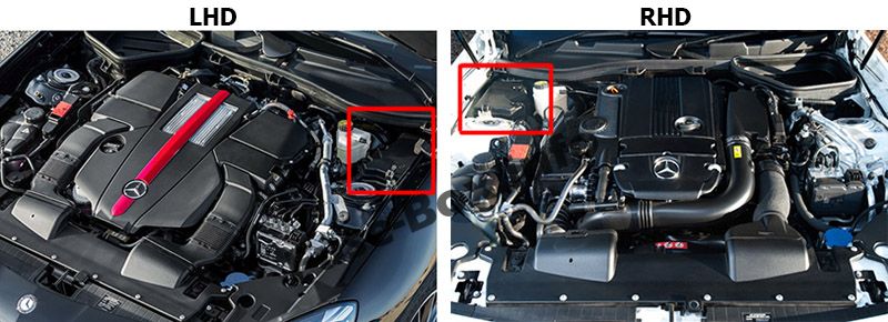 Sigortaların motor bölmesindeki yeri: Mercedes-Benz Class SLK / SLC (2012-2018)