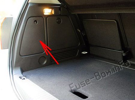 Sigortaların bagajdaki yeri: Opel / Vauxhall Meriva B (2011-2017)