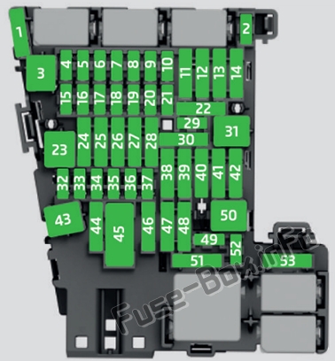 Pano sigorta kutusu şeması: Seat Tarraco (2019)