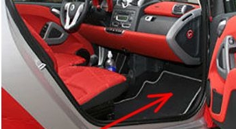 Aküye yakın sigortalar: Smart Fortwo (2008-2015)