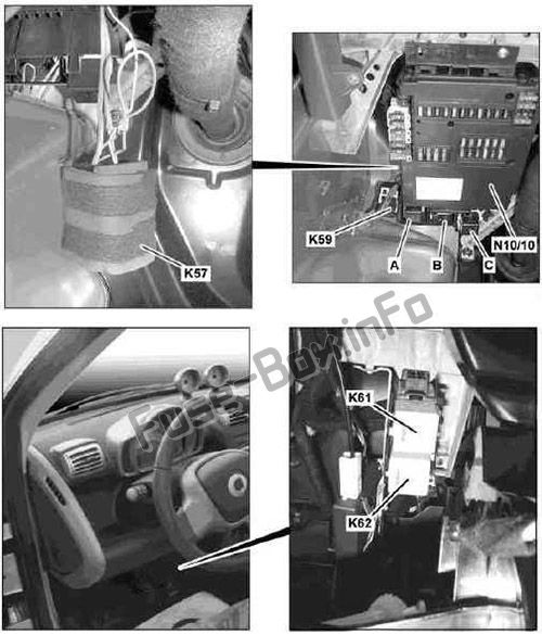 Relais : Smart Fortwo (2008, 2009, 2010, 2011, 2012, 2013, 2014, 2015)