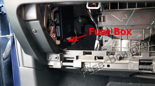 Sigortaların yolcu bölmesindeki yeri: Suzuki Baleno (2015-2019- ..)